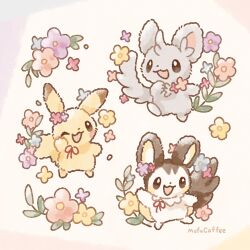 emolga from pokemon by mofucoffee
