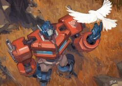 optimus prime from the transformers (idw)