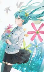 hatsune miku from kimi no taion (vocaloid)