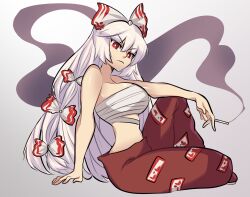 fujiwara no mokou from touhou by missandydandy