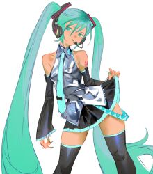 hatsune miku from vocaloid by horikwawataru