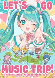 hatsune miku from magical mirai (vocaloid)