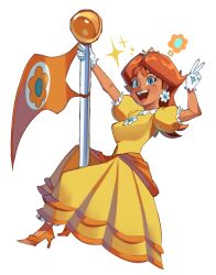princess daisy from super mario bros. by supsross