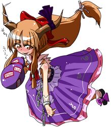 ibuki suika from touhou by tai takeshi
