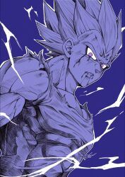 majin vegeta from dragon ball by liedein