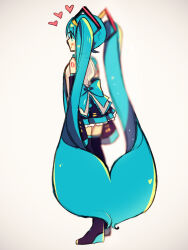 hatsune miku from vocaloid by hikusa