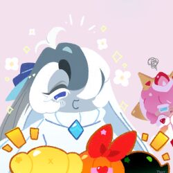 strawberry crepe cookie from cookie run