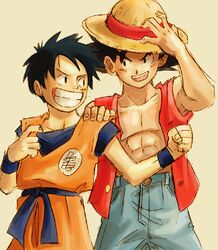 monkey d luffy from dragonball