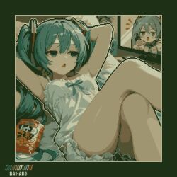 hatsune miku from vocaloid