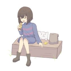 frisk (undertale) from undertale by tetra shigure
