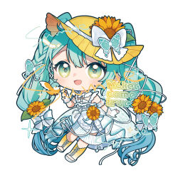 hatsune miku from magical mirai (vocaloid)