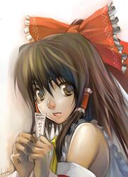 hakurei reimu from touhou by kurojishi