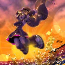 iris (mega man) from mega man (series) by napo