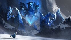 brionac dragon of the ice barrier from yuu-gi-ou