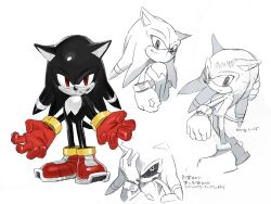 shadow the hedgehog from sonic (series) by tokiwa757