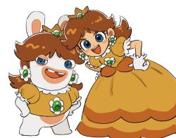 princess daisy from mario + rabbids kingdom battle by mimimi (mimimim9999)