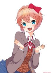 sayori (doki doki literature club) from doki doki literature club