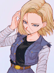 android 18 from dragon ball by ako (eanaaati1)