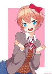 sayori (doki doki literature club) from doki doki literature club