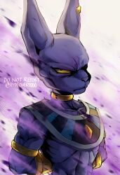 beerus from dragon ball by hydeover9000