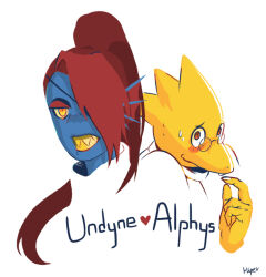 alphys from undertale by korhiper
