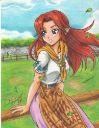 malon from the legend of zelda by ravernclouk