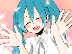 hatsune miku from vocaloid by niboshi