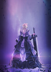 cloud strife from final fantasy by saki (hxaxcxk)