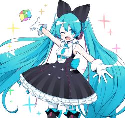hatsune miku from magical mirai (vocaloid) by niboshi