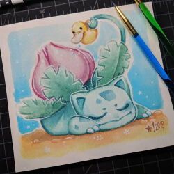 ivysaur from pokemon by starsheepsweaters
