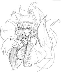 yakumo ran from touhou by oshiaki