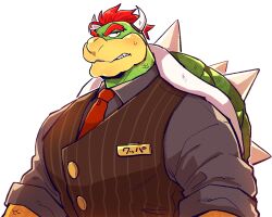bowser from super mario bros. by yowasabimechaoc