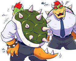 bowser from super mario bros. by yowasabimechaoc