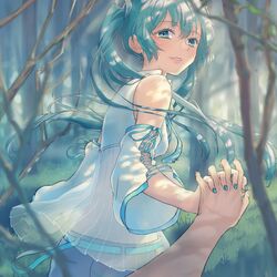 hatsune miku from vocaloid