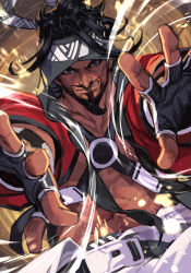 rashid (street fighter) from street fighter by hankuri