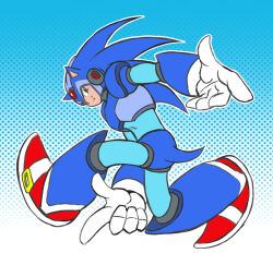 sonic the hedgehog from mega man (series) by tennasi19