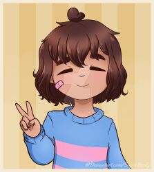 frisk (undertale) from undertale by superbecky