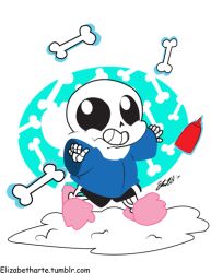 sans (undertale) from undertale by elizabetharte