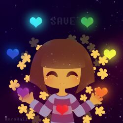 frisk (undertale) from undertale by aer0hail