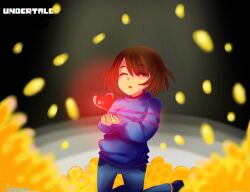 frisk (undertale) from undertale by gummymela