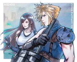 cloud strife from final fantasy by ai shou