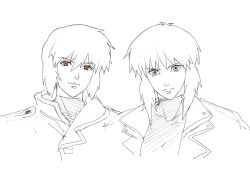 kusanagi motoko from ghost in the shell
