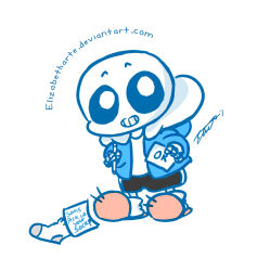 sans (undertale) from undertale by elizabetharte