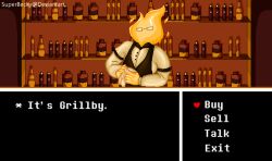 grillby from undertale by superbecky