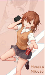 misaka mikoto from coca-cola