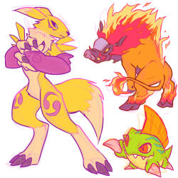 betamon from digimon by squeedge