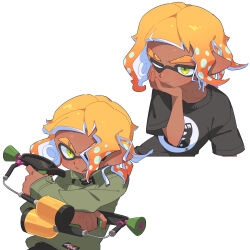 inkling from splatoon (series) by surume01417