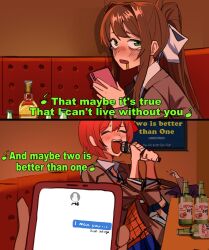 monika (doki doki literature club) from doki doki literature club by mykokampfwagen
