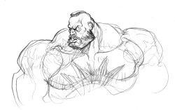 zangief from street fighter by nishimura kinu