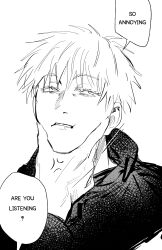 gojou satoru from jujutsu kaisen